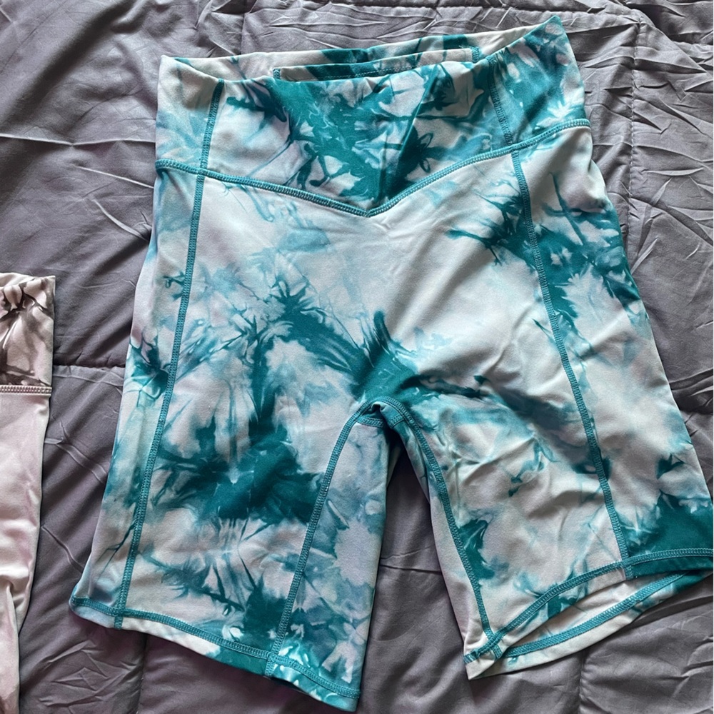 Balance Athletica Blue Bike Shorts